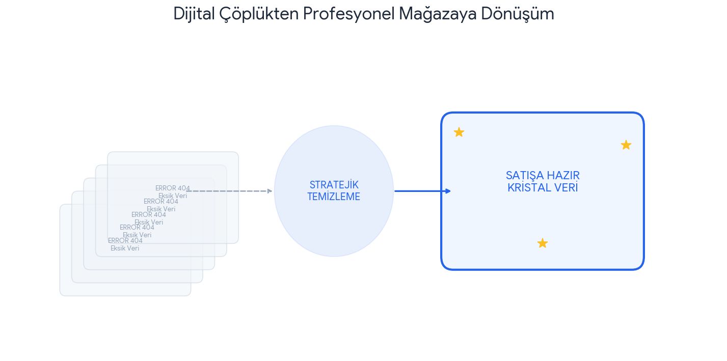 Veri Temizleme (Data Scrubbing): Eski Ürün Kataloğunuz Satışlarınızı mı Baltalıyor?